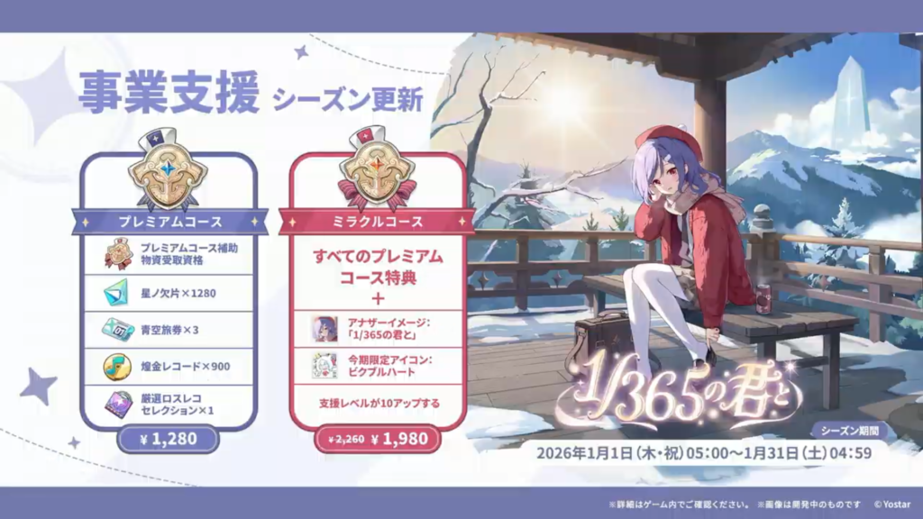 『事業支援』更新＆アヤメアナザーイメージ登場